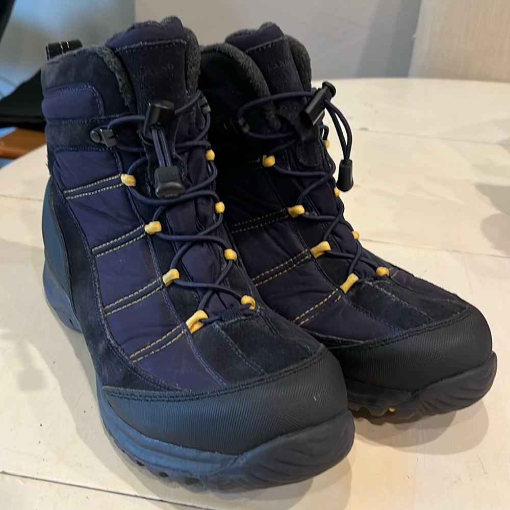 Land’s End 34688 Navy Hiking Boots size 10 women’s